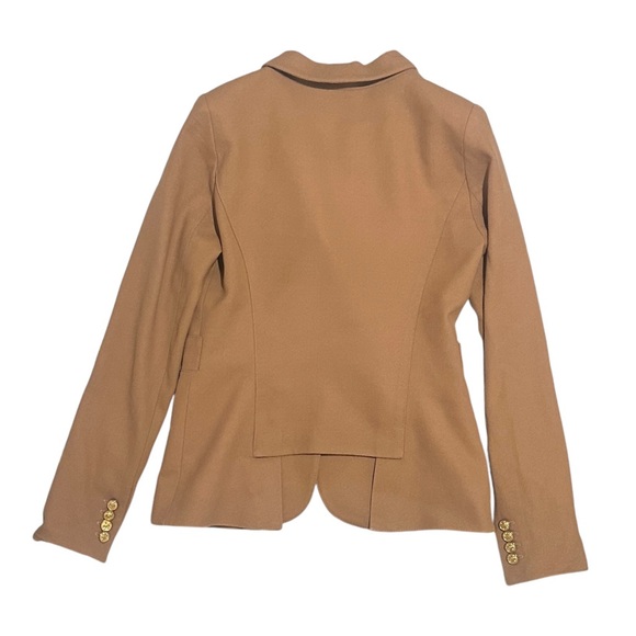 Smythe Classic Duchess Blazer in Camel Brown Wool Women’s 8 - Picture 4 of 9